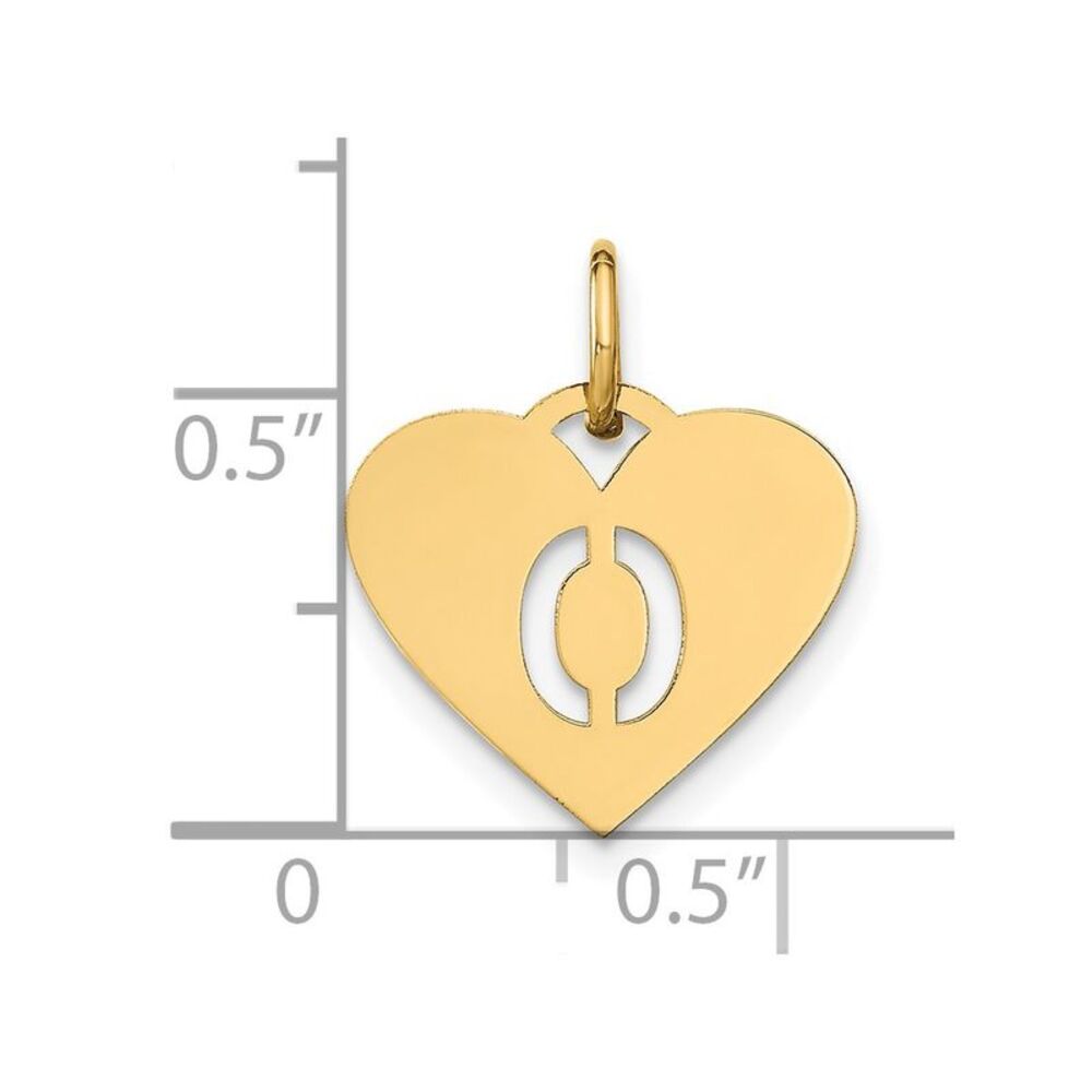 Kazi Luxury 14k Yellow Gold Initial Letter O Init… - image 4